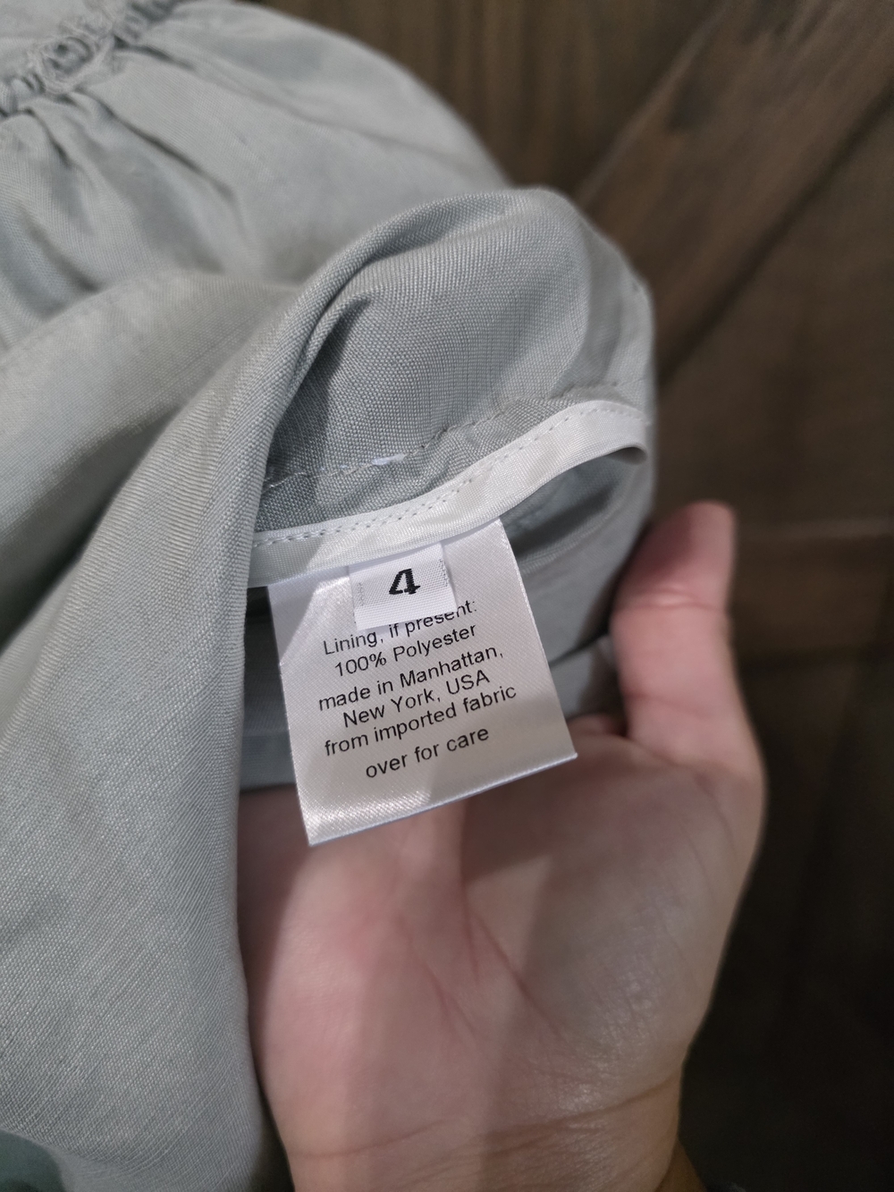 Rachel Comey Light Blue Gathered Puff-Sleeve Top - Picture 4 of 5